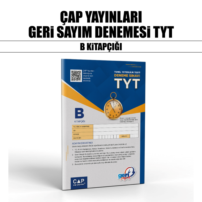 GERİ SAYIM ÇAP YAY TYT DNM KLB 3-B - 26